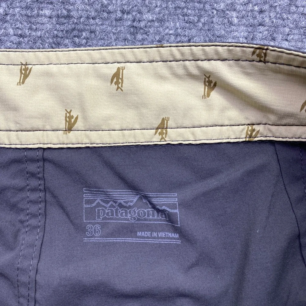 Patagonia Mens Stretch Wavefarer Board Shorts Gray Size 36 STY86543